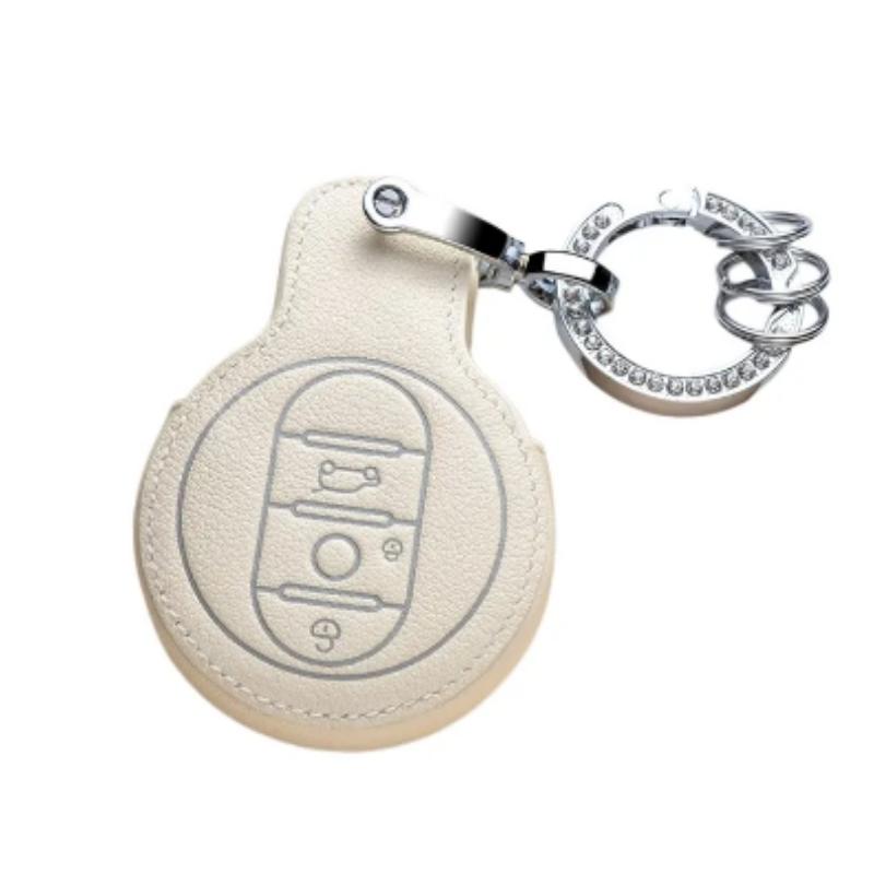 Кожаный чехол Oli для смарт-ключа автомобиля, чехол-держатель для BMW Mini Cooper Clubman Countryman R55 R56 R57 R58 R59 R60 S Roadster