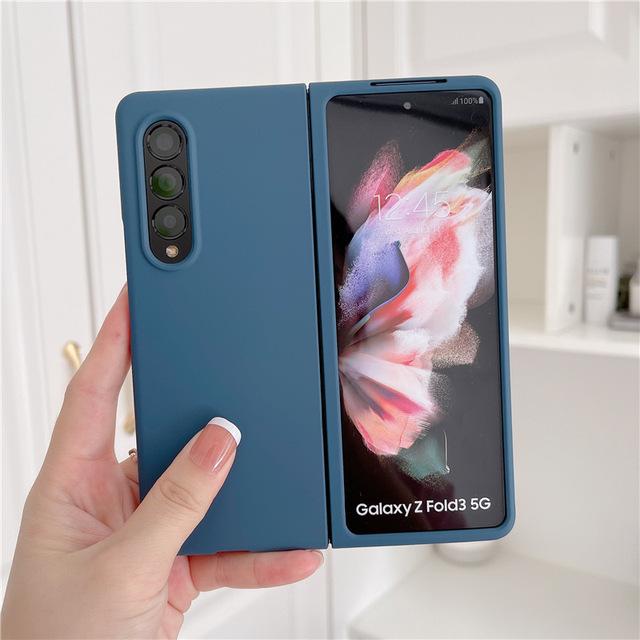 2021 модный глянцевый многоцветный чехол для Samsung Galaxy Z Fold 3, антидетонационные роскошные чехлы для Fold3 F9260
