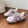 2024 новые большие нишевые фиолетовые кроссовки для моральной подготовки, женские дизайнерские кроссовки, повседневная мода, универсальные спортивные кроссовки для женщин