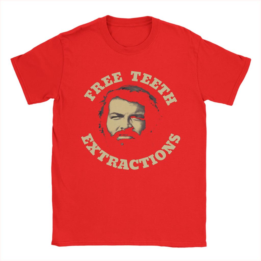 Unisex Women Bud Spencer T Shirt Cotton Graphic Printing Tee Shirts Top Clothing