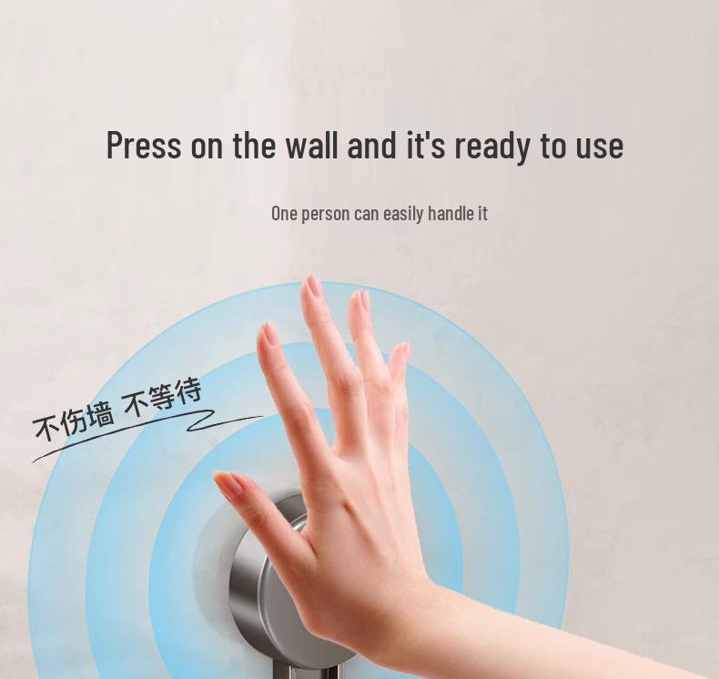 Прочная настенная двойная вешалка для полотенец на присосках без сверления для ванных комнат