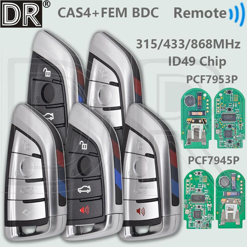 DR ID49 PCF7945P/7953P 315/433.9/868MHz Support CAS4 CAS4+ FEM BDC Upgrade Car Remote Key For BMW F X1 X3 X5 X6 X7 3 GT 1 3 5 7