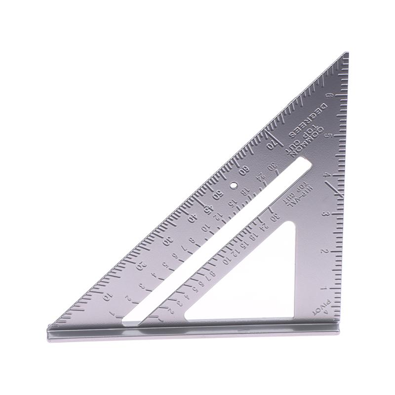 Triangle Rule 90 Degree Thickening Angle Rule Stainless Steel Carpenter Measurement Square Ruler Woodworking Triangle Ruler