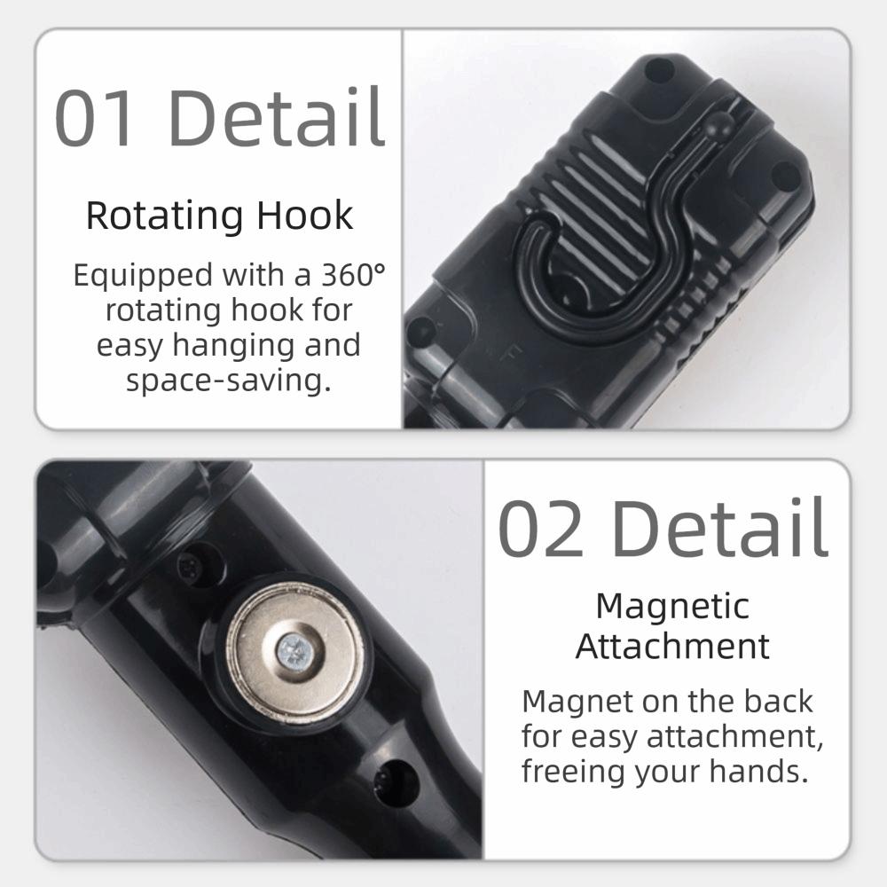 Powerful LED LED Work Light With Magnet Rechargeable Work Light Auto Repair Light Emergency Light