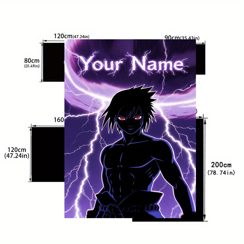 Naruto Character Customizable Name Floor Mat Design for Decorate room Dining Room Living Rooms Outdoor Antislip Carpet Anime Office Decor