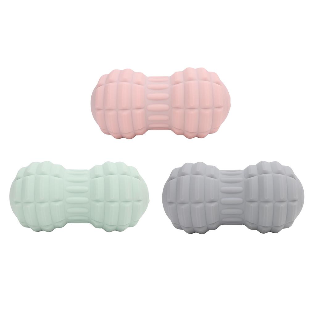 Peanut Massage Ball TPE 4 Vibrating Speeds Electric Deep Tissue Trigger Point Massager Roller for Ba