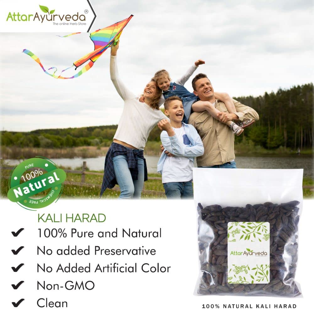 Attar Ayurveda Kali Harad Powder 500 Grams Natural Myrobalan Herbal Daily Wellness Support Traditional Use