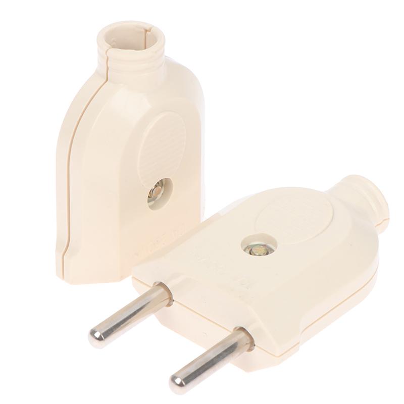1 шт., европейский 2-контактный адаптер переменного тока, штепсельная вилка, розетка, адаптер