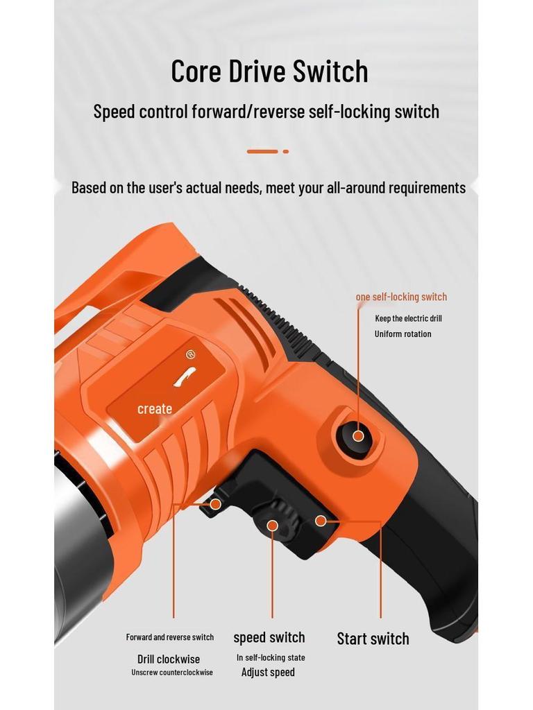 Chuangyi High-Power AC Impact Drill and Electric Screwdriver Set