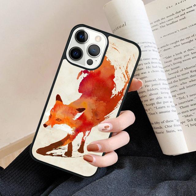 Чехол для телефона с рисунком лисы Кицунэ, задняя крышка для iPhone 17 Air 16 15 14 13 11 12 Pro Max Plus Fundas Coque