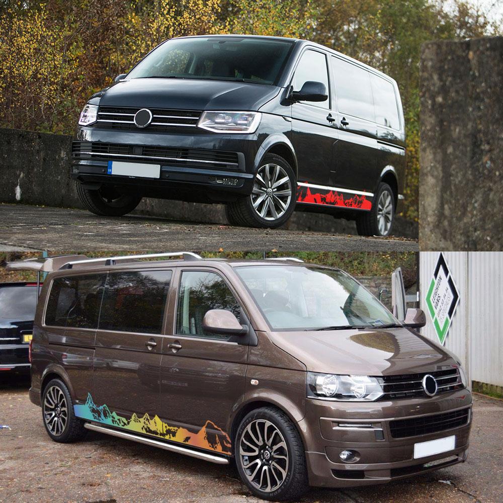 Для Volkswagen VW Multivan Transporter T4 T5 T6 30 боковая наклейка автомобиля Ван Канпер Маттерхорн Церматт Швейцария Гора