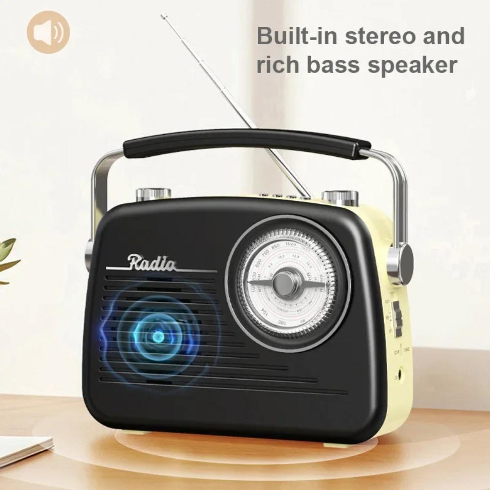 MG003 Винтажное FM AM SW Радио DSP Полнодиапазонный Радиоприемник Портативная Bluetooth-колонка TF-карта USB Музыкальный плеер Для пожилых