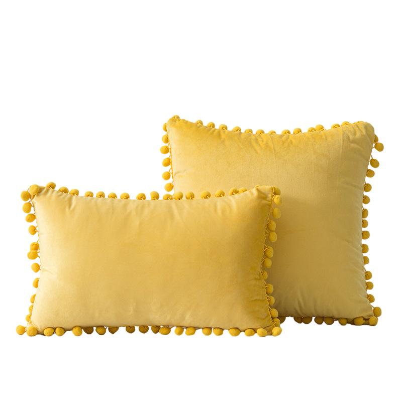 Наволочки для подушек 18x18 бирюзового цвета: 2 упаковки удобных мягких помпонов бархатных квадратных декоративных наволочек для декора дома в фермерском стиле