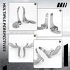 NEW-Stainless Steel Car Front Grille Spot Light Fixing Bracket For-BMW Mini R50 R52 R53 2001-2007