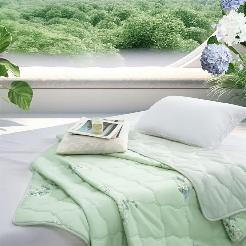 Mercury Home Textiles Цветочный летний стеганый одеяло