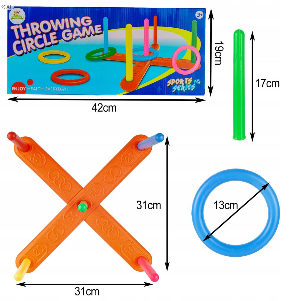 Serso 42cm Ring Throwing Game for Kids Set