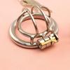 Small Chastity Lock Cock Ring Cage for Male