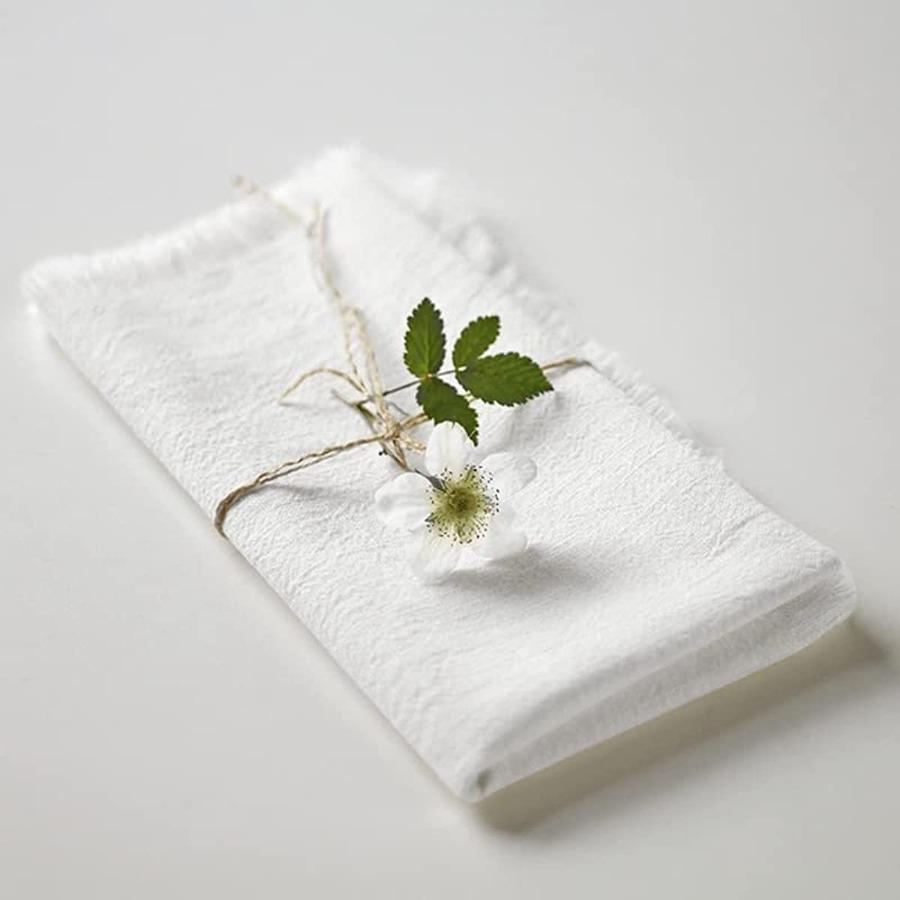 1PC Napkin Burlap Mouth Cloth Cotton Linen Party Holiday Decoration Table Runner Cross Border Factory Wholesale