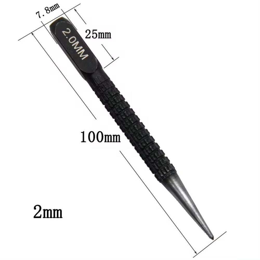1/3Pcs Universal Center Punch 1.5/2/3mm Carving Scribing Locator Metal Drill Metal Wood Marking Drilling Alloy Steel