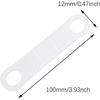 100PCS 100mm Transparent Coloured Hanger Slipcovers Anti Slip Silicone Protection Garment Hanger Bar Anti Slip Stickers Suitable for Wooden or