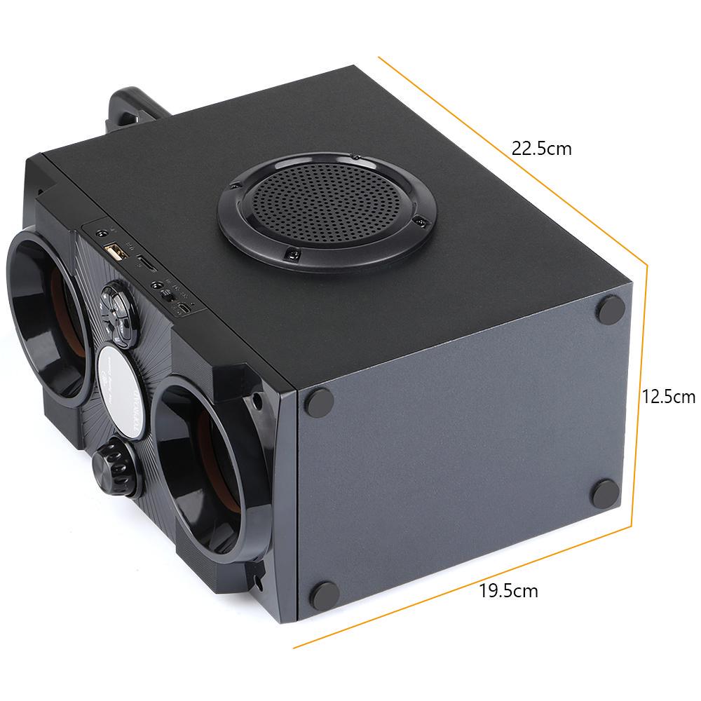 TOPROAD Портативный Bluetooth Динамик 30 Вт Большой Мощности Тяжелый Бас Беспроводные Колонки Сабвуфер Поддержка Дистанционного Управления FM Микрофон TF AUX USB