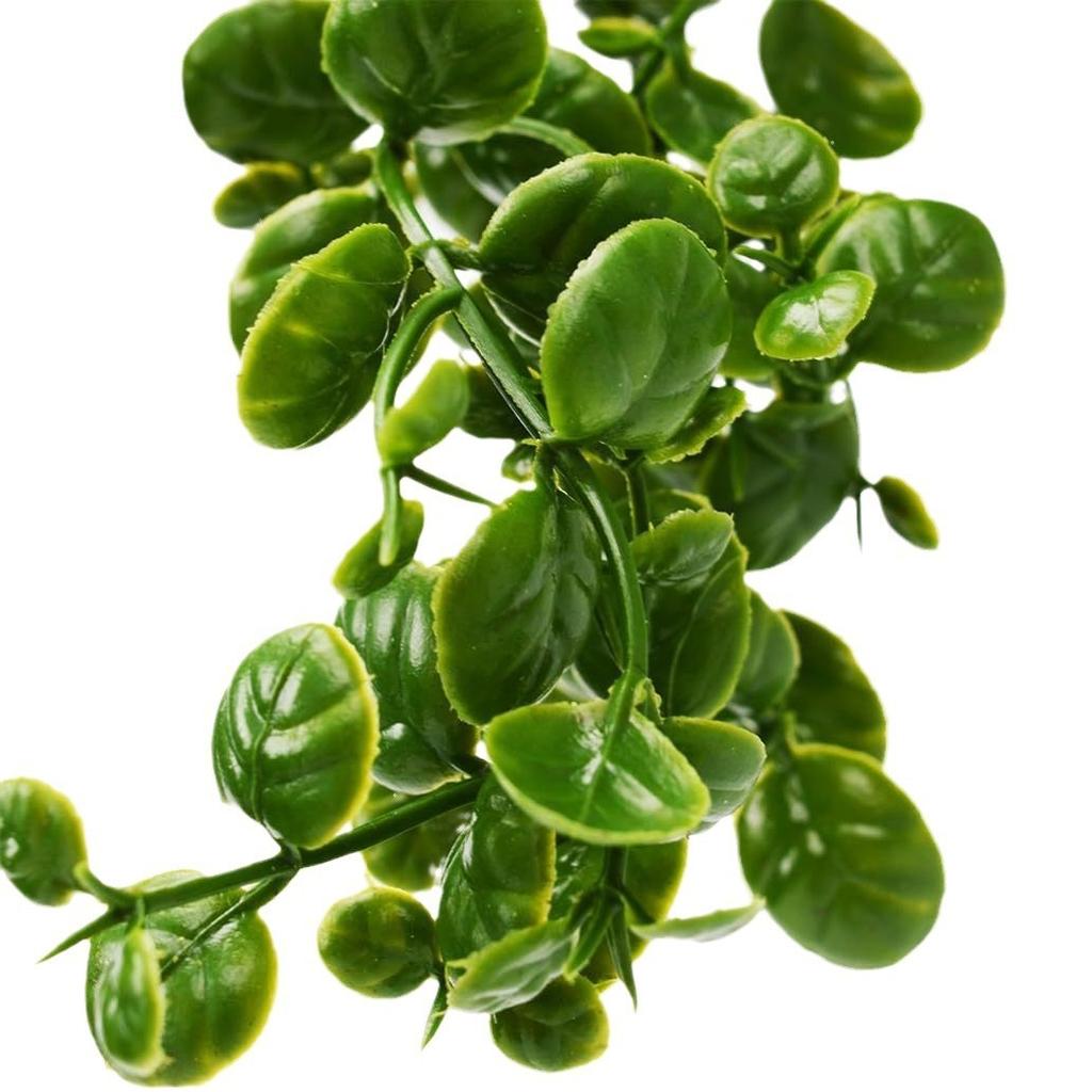 2 шт. Искусственные зеленые растения, сетчатые листья, виноградная лоза, украшение для дома, подвесные, вьющиеся лианы, искусственный цветок