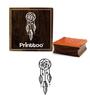 Printtoo Scrap-booking Dream Catcher Rooh Pattern Square Wooden Rubber Stamp-2 x 2