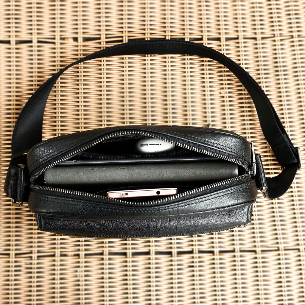 Модная сумка через плечо из натуральной кожи, горизонтальная квадратная сумка через плечо, повседневная спортивная сумка через плечо