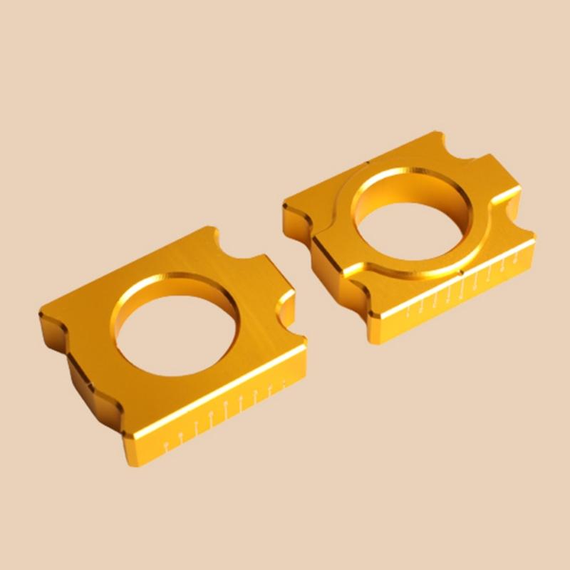 Axle Blocks Chain Adjuster for 690 790 950 990 1050 1090 1190 1290 Supermoto Super Adventure S 2pcs