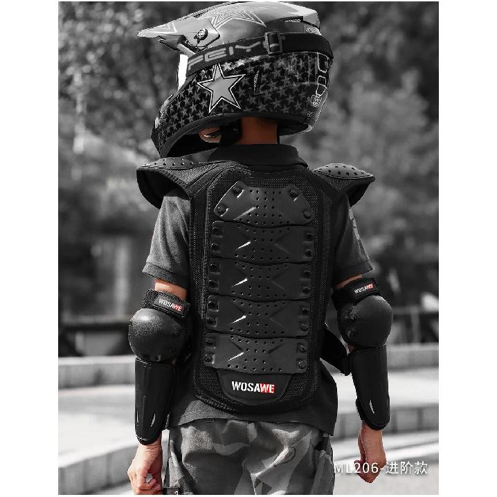 WOSAWE or Back Protector Spine Chest Protection MTB Motocross Racing Body Protective Vest Motorbike Jacket
