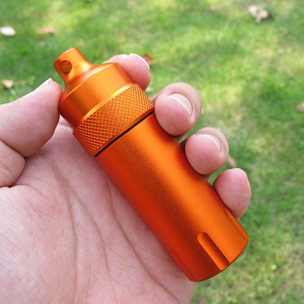 Box Irregular Jar Brass Seal Bottle Waterproof Bottle Outdoor Pill Tank Waterproof Canister