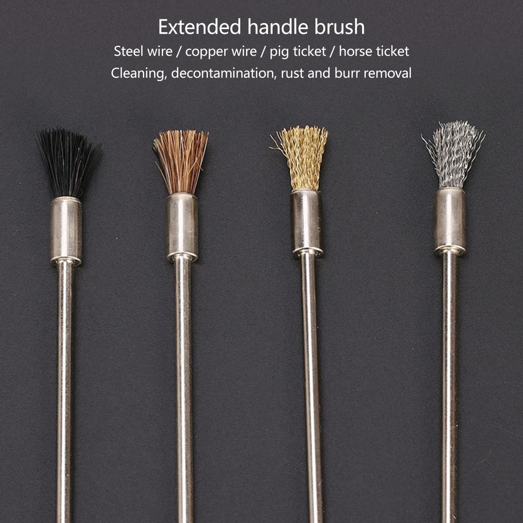 Brass Brush Steel Wire Wheels Brushes Drill Rotary Tools Metal Rust Removal Brush Set For Engraver Polishing Accessories