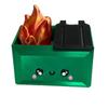 New Desk Decoration 3D Printed Dumpster Plastic Gift Dumpster Fire Ornament Fire Desk Figurine Bedside Shelf