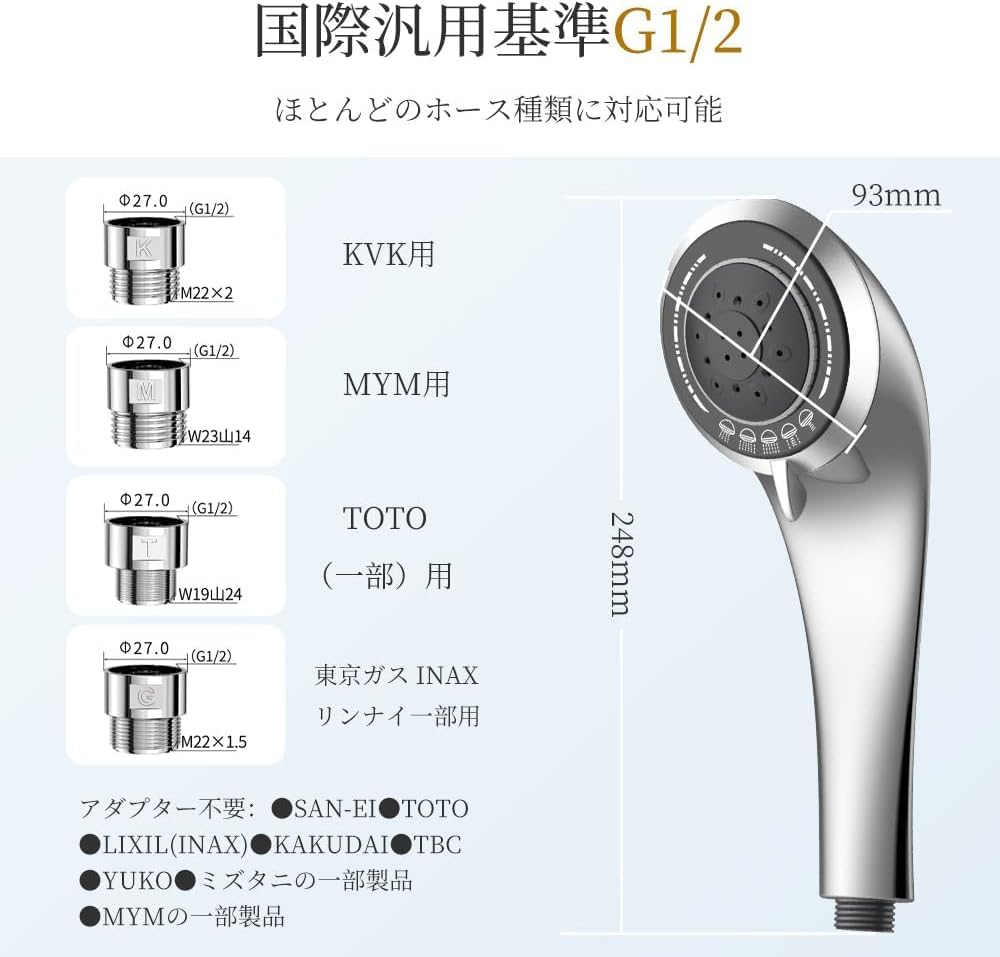 Shower Micro Nano Water High Water Pressure Pressure Ultra Fine High Cleaning Shower Scalp Skin Stain Beautiful Facial Heat Easy To Water Leakage