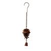 Pinecone Shaped Rain Chain Metal Rain Chain Gutter Rain Chain Downpipe Outdoor Rain Catcher Decorate Pine Cones Rain Chain
