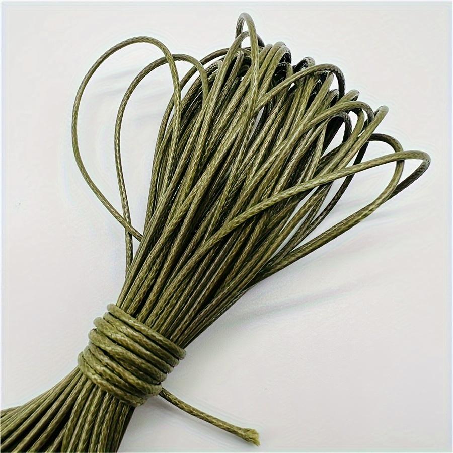 1 Pc PU Leather Waxed Cord, Non Elastic, 0.5mm 0.8mm 1mm 1.5mm 2mm, 5yd or 10yd, for Jewelry Bracelets Keychains and Beading