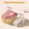 10/20 шт. Вельветовые вешалки Нескользящие Ротанговые вешалки для детской одежды Портативный Детский органайзер для шкафа Сушка одежды Экономия места