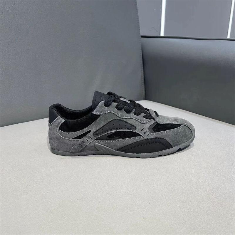 Мужская обувь лето 2025 новые летние туфли без каблука мужские повседневные однопедальные полуподносные парусиновые универсальные модные туфли