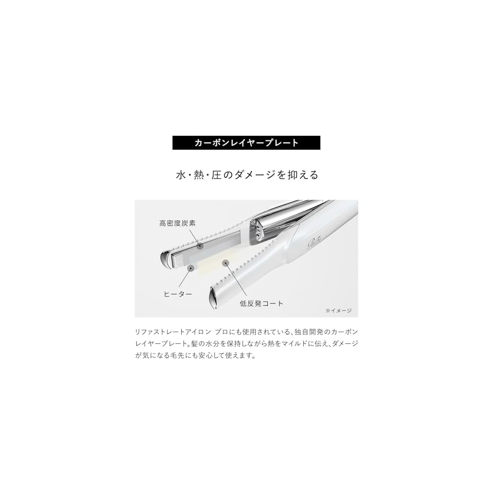 ReFa FINGER IRON Оригинальный розовый выпрямитель для волос с сумкой для покупок