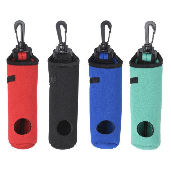 Golf Ball Carry Bag with Clip, Hold 3 Balls & 3 Tees, Golf Ball Carrier Pouch for Golf Bag, Golf Ball Organizer Holder, Golf Accessories