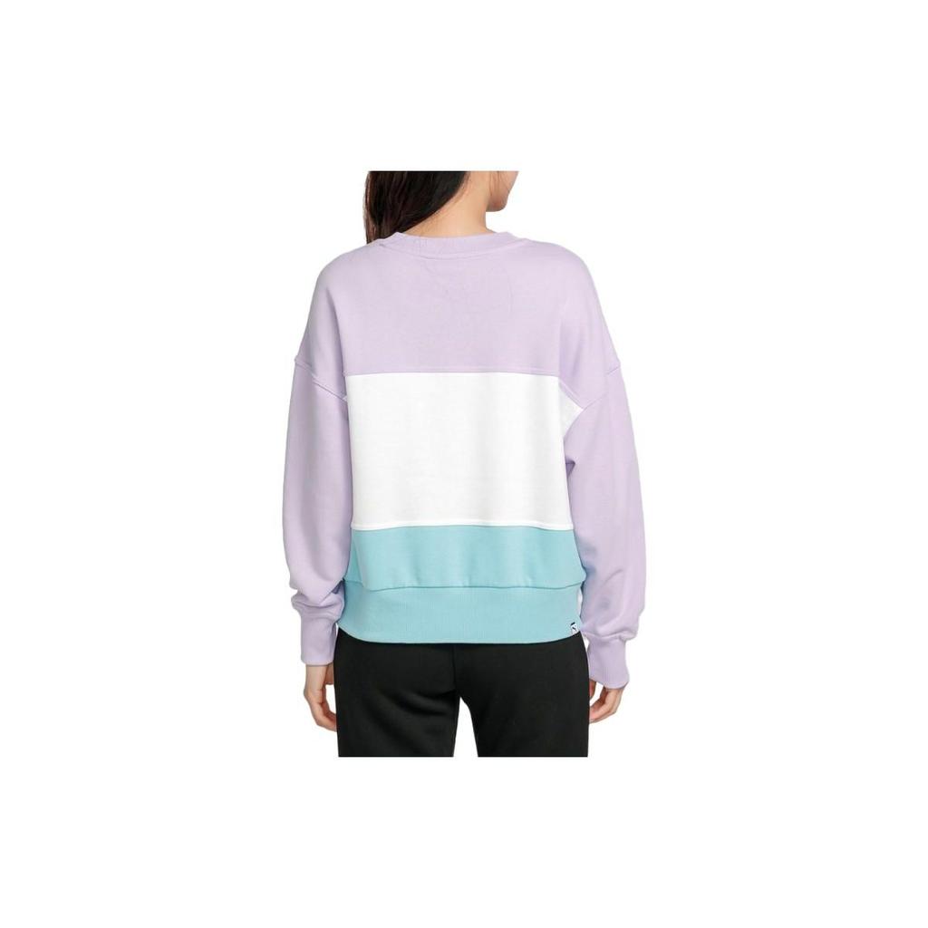 Puma Свитшот с круглым вырезом и длинными рукавами Color Block, женский свитшот 531435-16