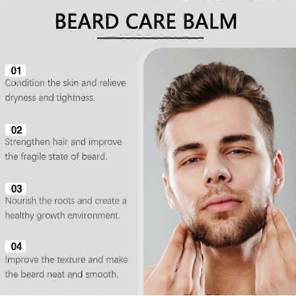 1-3X Balsamo Para Crecimiento De Barba,beard Cream 100ml