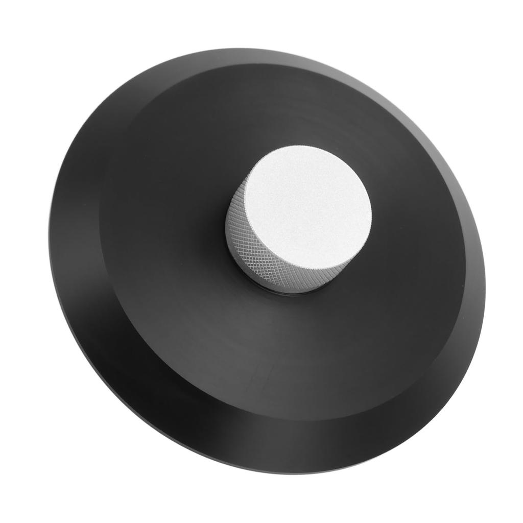 Стабилизатор веса пластинки для улучшения качества звука и снижения профессиональной вибрации, совместимый с проигрывателями компакт-дисков и динамиками, дизайн,