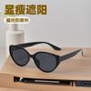 Street Shot Cat Eye Sunglasses Retro Polarizing Glasses Women'S High-End Sunshade Anti-Ultraviolet Trendy Sunglasses Tr3033