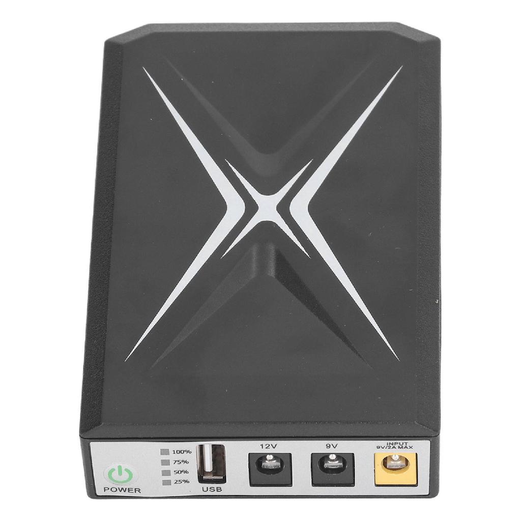 Источник бесперебойного питания 8800 мАч Высокоемкая Компактная система ИБП для камеры, WiFi-роутера, Вход 9 В постоянного тока