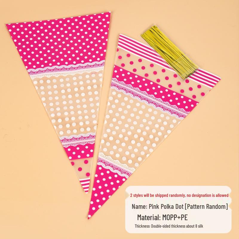 Креативный протеиновый попкорн конфеты треугольный пластиковый мешок с завязками