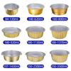 COFLYEE Disposable 1025ml Aluminum Foil Bowls, 100 Count