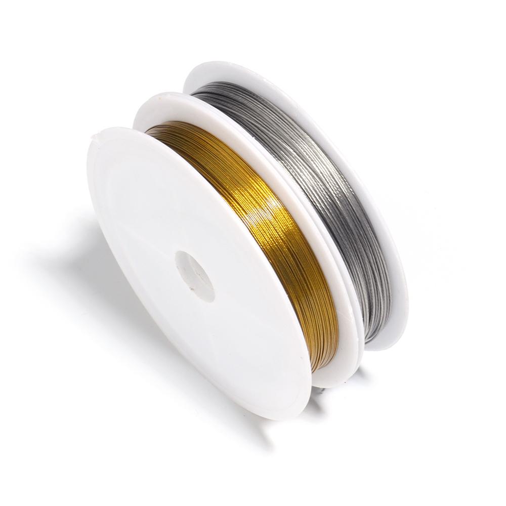 0.3-1.0mm Stainless Steel Wire Resistant Strong Line Tiger Tail Beading Wire For DIY Crafts Necklace Bracelet Jewelry Accessorie