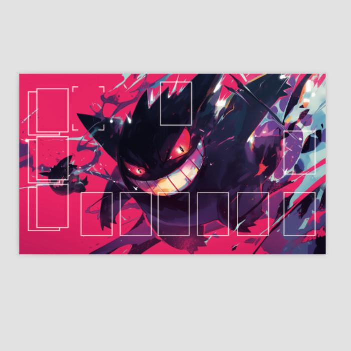 Pokmon Playmat Gengar VMAX PTCG Battle Field Custom HighQuality Single Player Mat