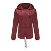 Lightweight Mesh 20D Hooded Windbreaker Rain Jacket Short Cut Outdoor Sportswear Accessory Men